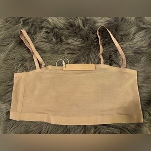 New NWT Skims sculpting adjustable bandeau bra M sienna